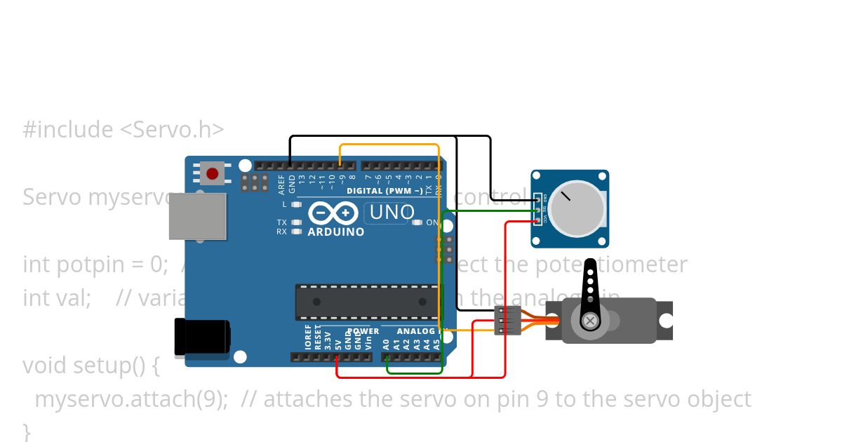 11_ServoMotor with Potentio Meter Copy simulation