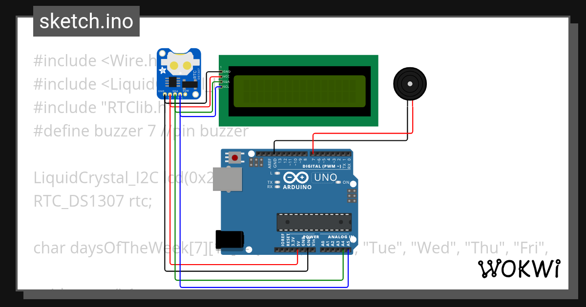 14 - Chesya - Jam digital 2 - Wokwi ESP32, STM32, Arduino Simulator
