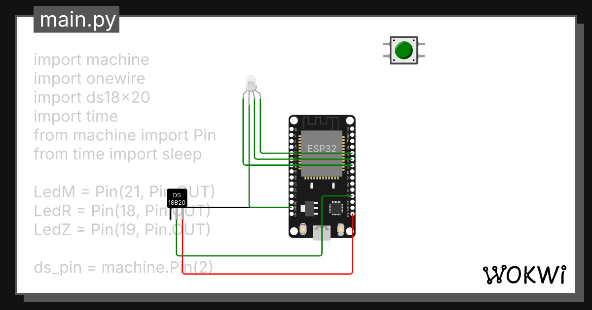 Led wokwi esp32 stm32 arduino simulator