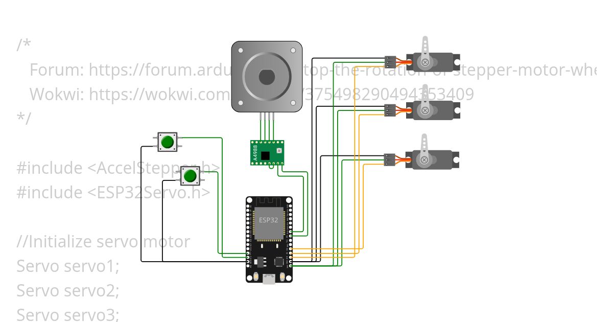 Code for ESP32 simulation