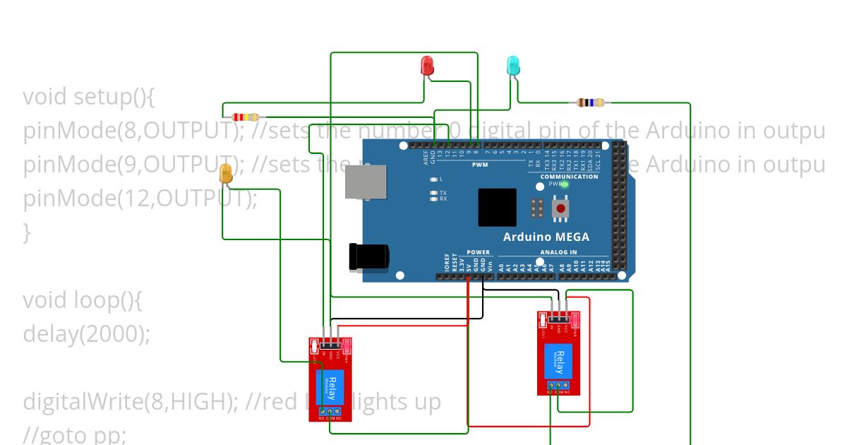 blinking test simulation