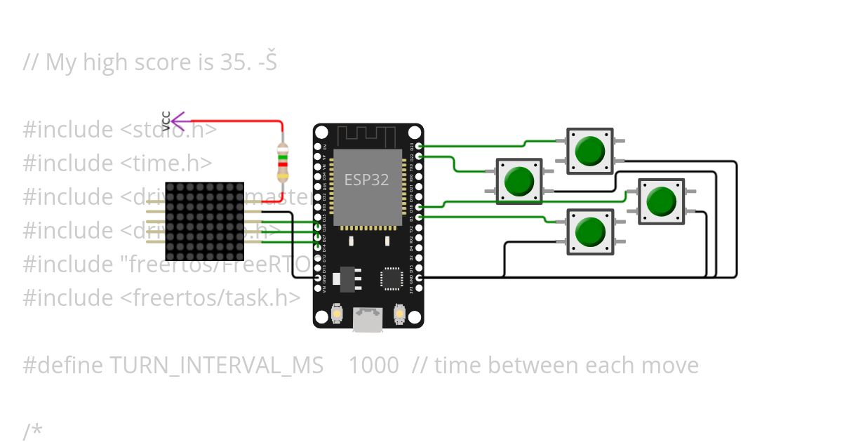esp-snek+mqtt simulation