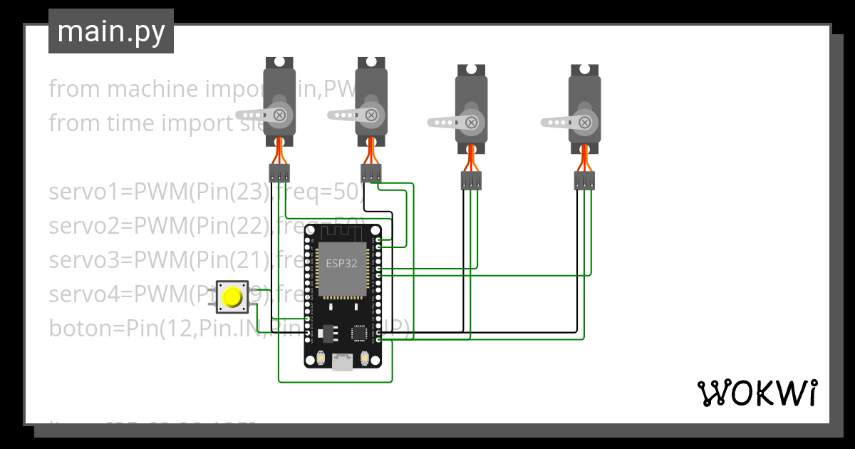 Pwm Servos Wokwi Esp Stm Arduino Simulator