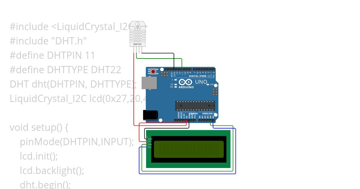 lcd display scroll right simulation
