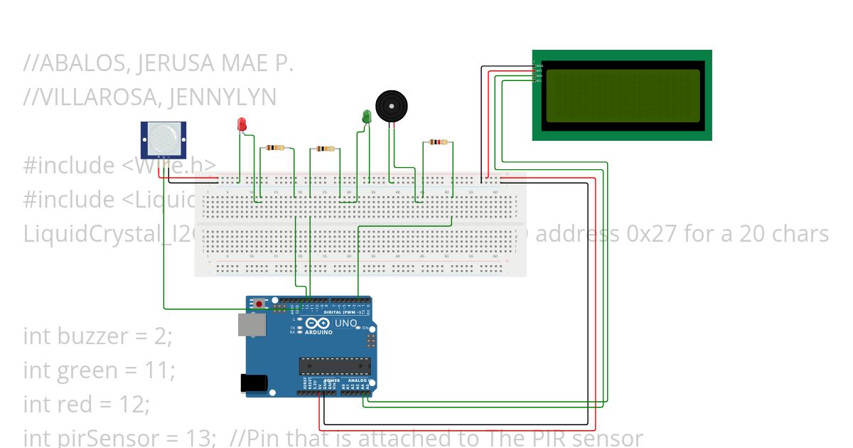 Home Security System Project  simulation
