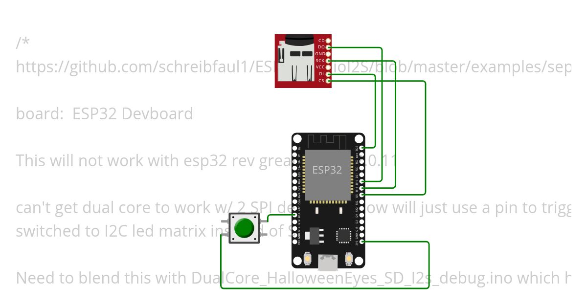 MatrixEyes_I2C_SD_I2S_Radar simulation