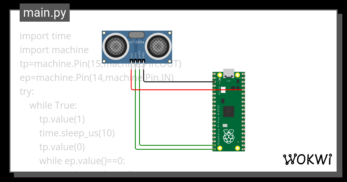 Hc Sr Wokwi Esp Stm Arduino Simulator