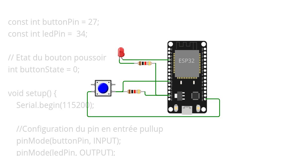 LED_BOUTTON_ESP simulation