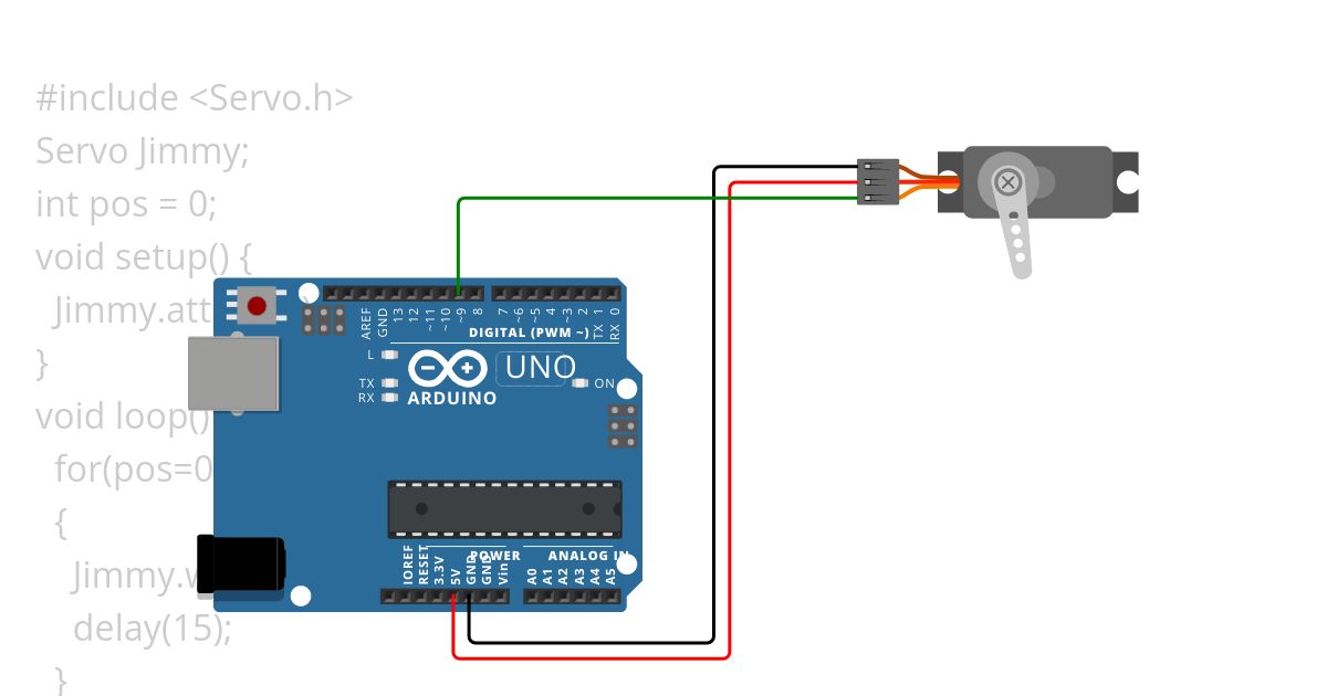 Kendali Motor Servo 2 simulation