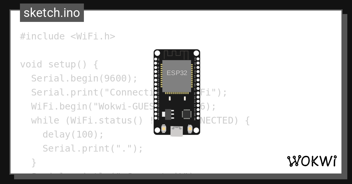 Esp32 wifi web server wokwi esp32 stm32 arduino simulator