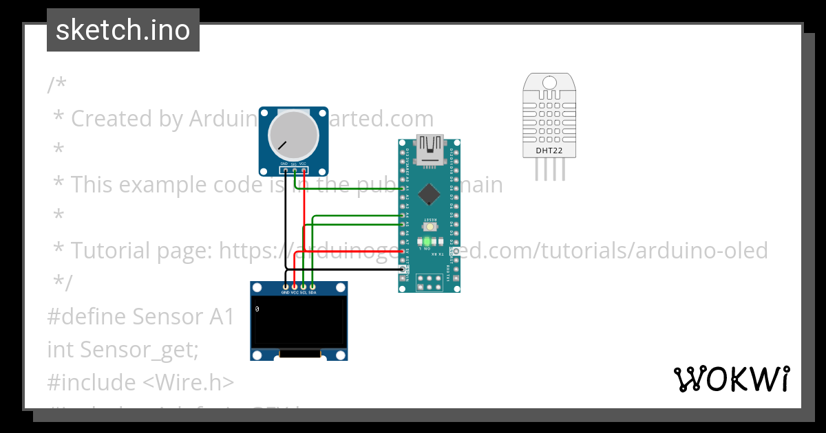 Test Oled With Nano Wokwi Esp32 Stm32 Arduino Simulator