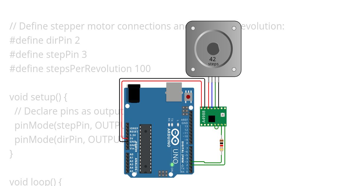 STEPPER MOTOR  simulation