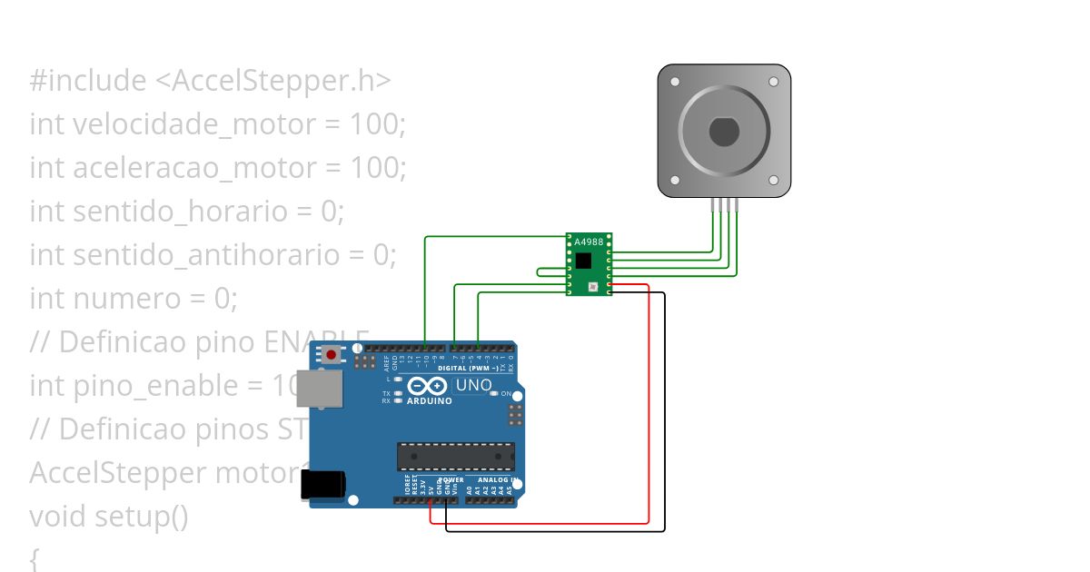 Nema17 - motor de passo 1 simulation