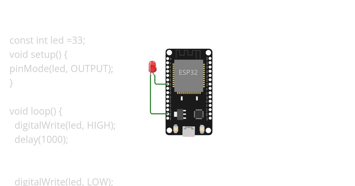 led blink simulation