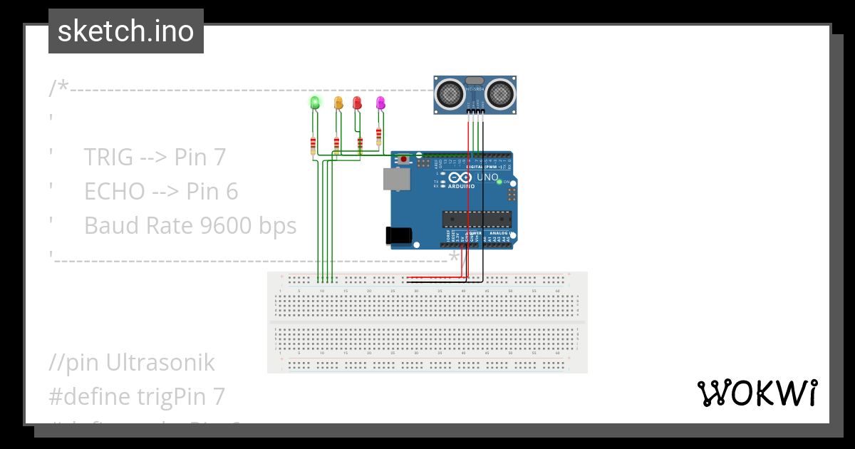 Water Level Sensor - Wokwi ESP32, STM32, Arduino Simulator