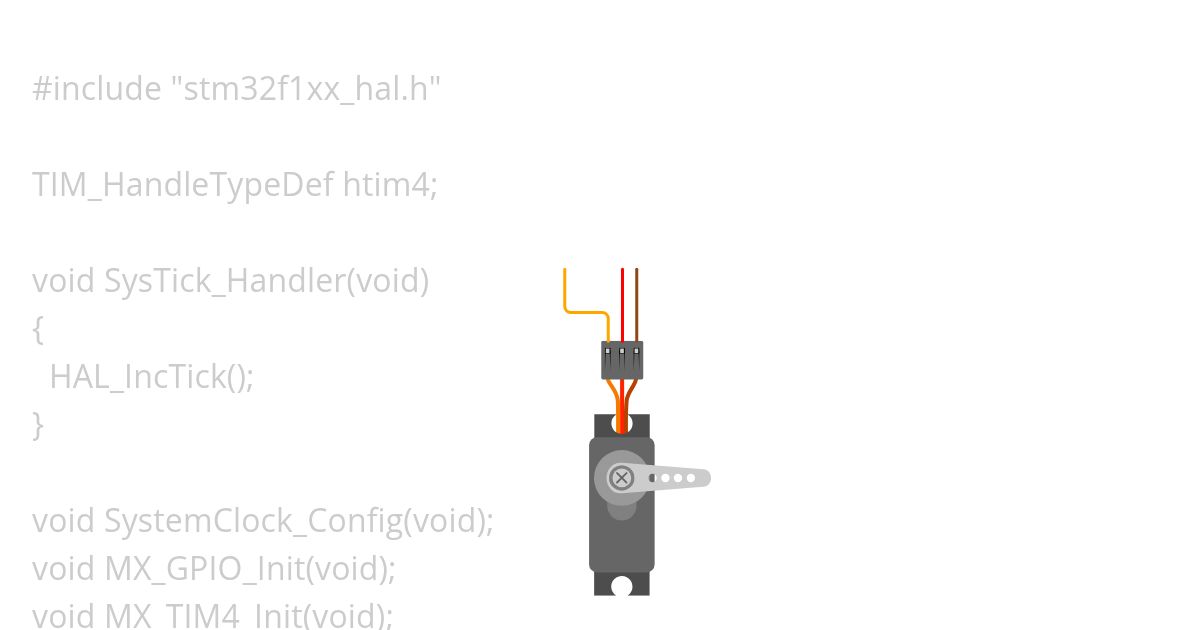 Blue Pill Servo simulation