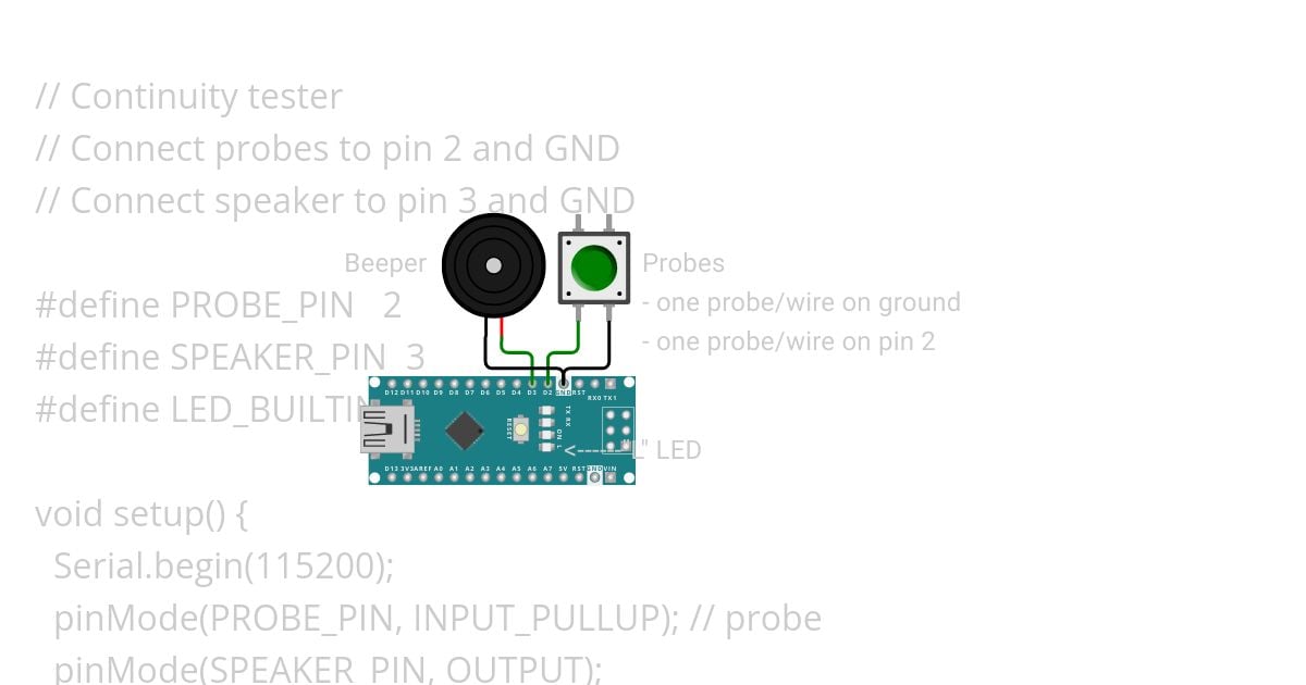 continuityTester simulation