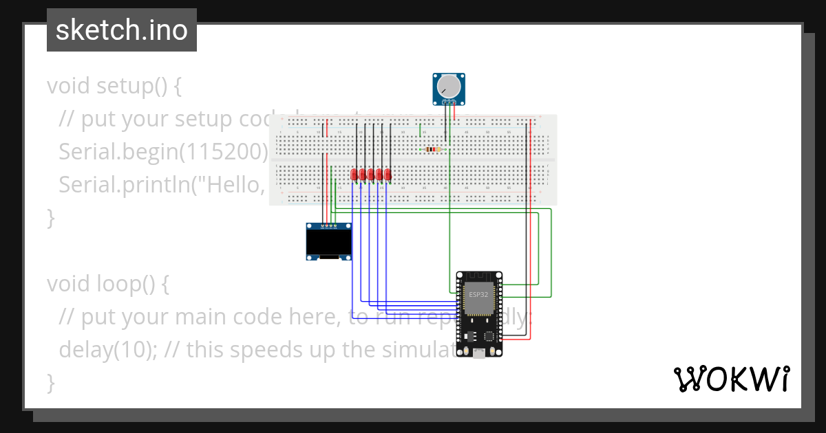 I2C - Wokwi ESP32, STM32, Arduino Simulator