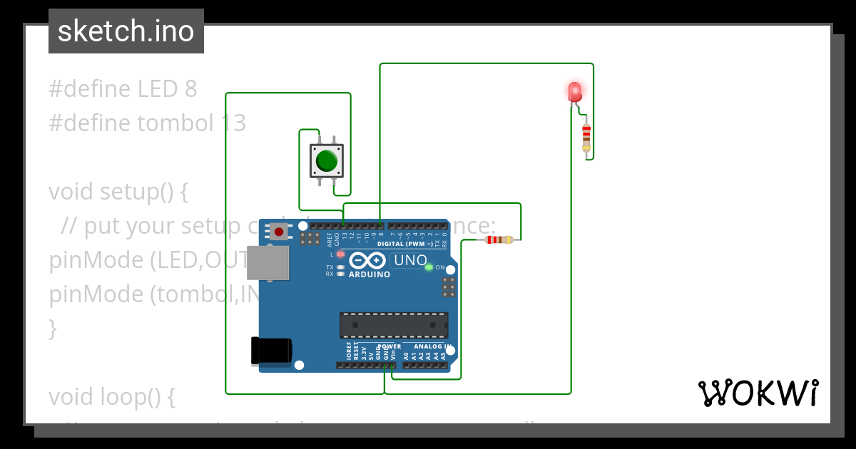 R Pull Up Wokwi Esp Stm Arduino Simulator