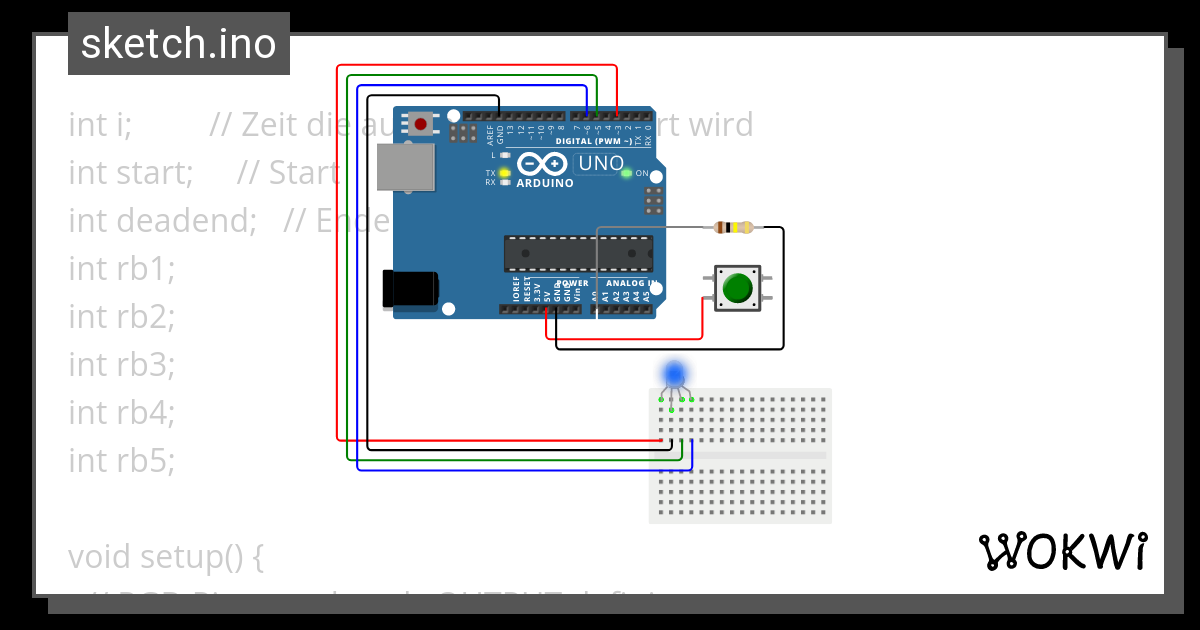 reaktionstest trial - Wokwi ESP32, STM32, Arduino Simulator