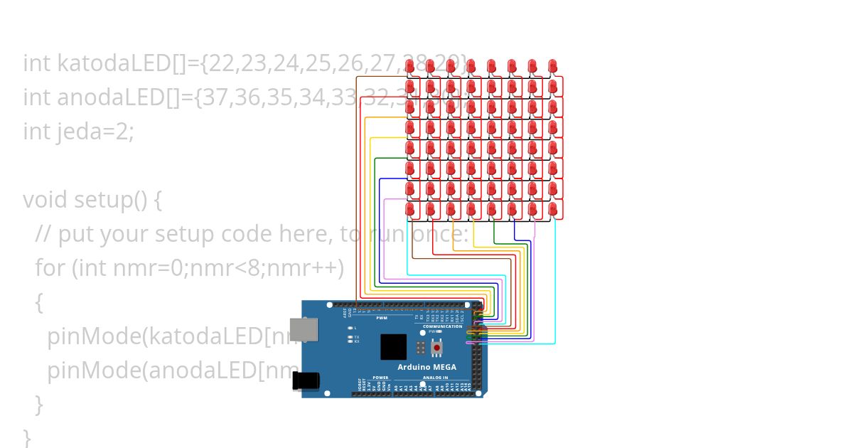Dot Matrix Icon simulation