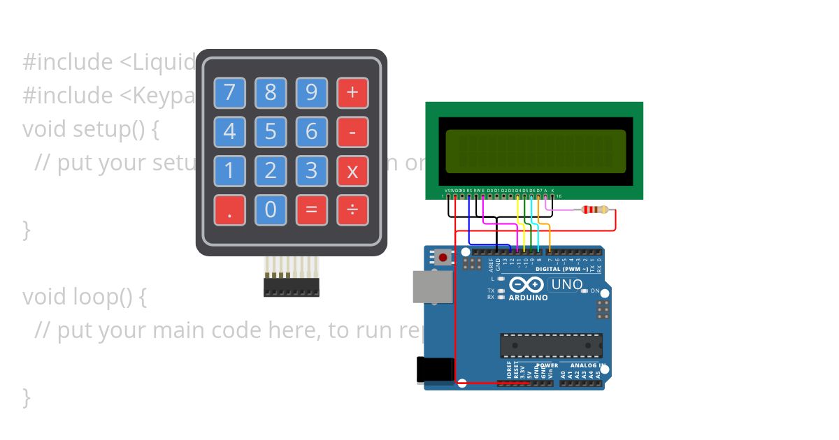 Calculator simulation