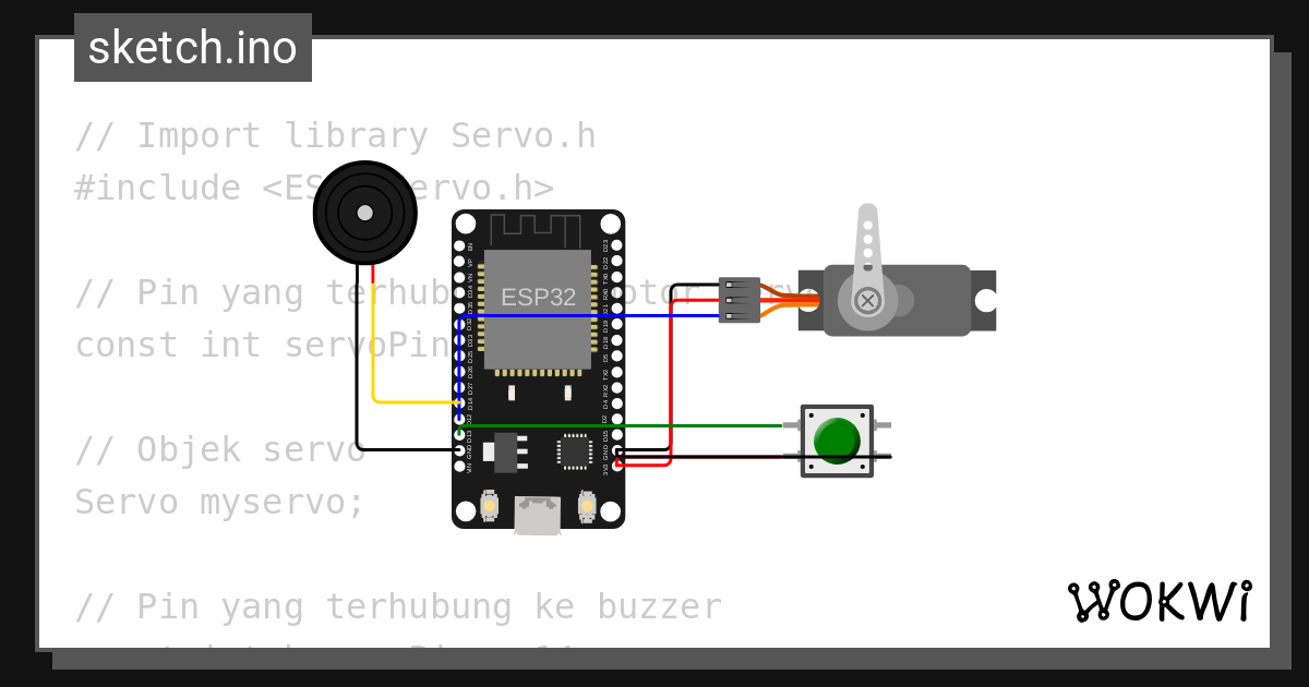 Servo wokwi esp32 stm32 arduino simulator