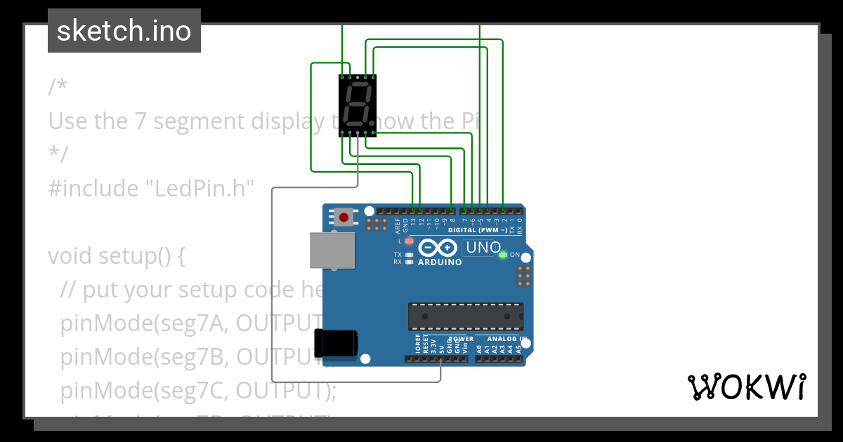 7segdisplay Wokwi Esp32 Stm32 Arduino Simulator 1021