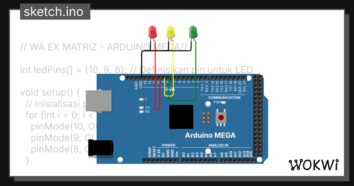WA_EX MATRIZ // - Wokwi ESP32, STM32, Arduino Simulator