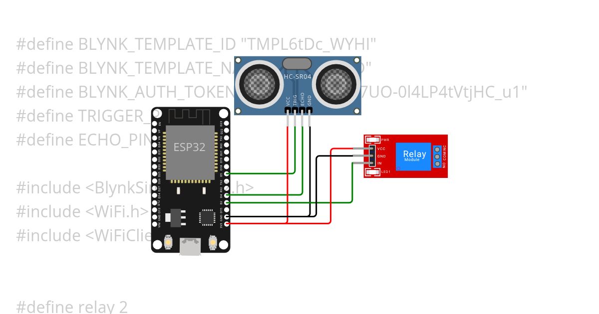 control Servo with switch ON/OFF blynk simulation
