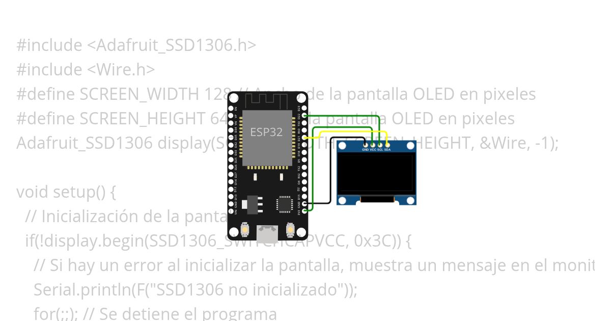 ESP32 - OLED simulation