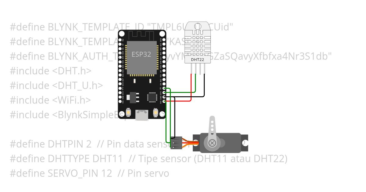 suhu dht22, esp32 /8266 simulation