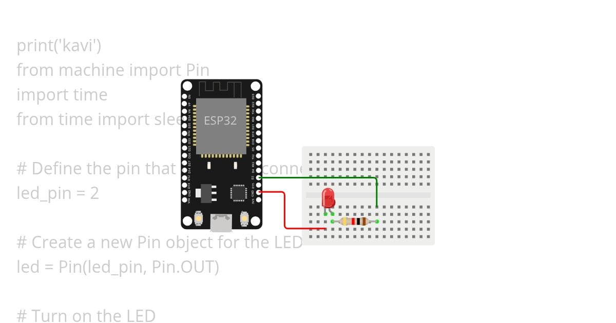 python led simulation