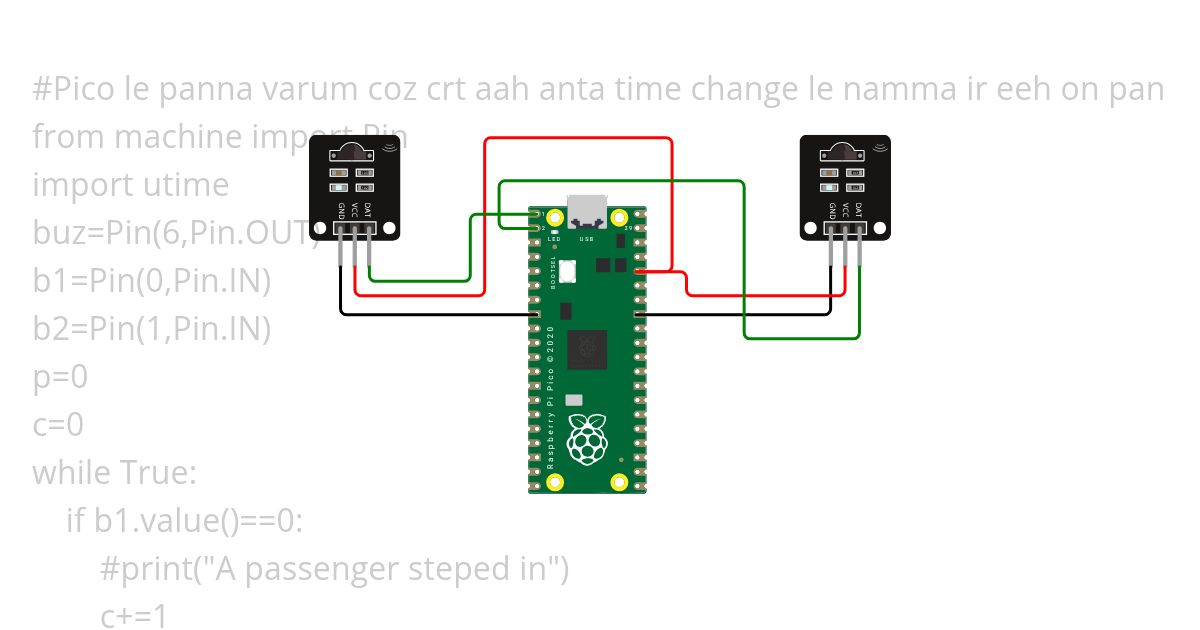 Practical Pico 1 simulation