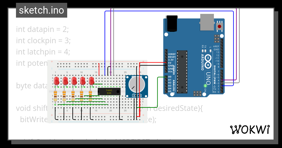 Breadboard Test - Wokwi ESP32, STM32, Arduino Simulator