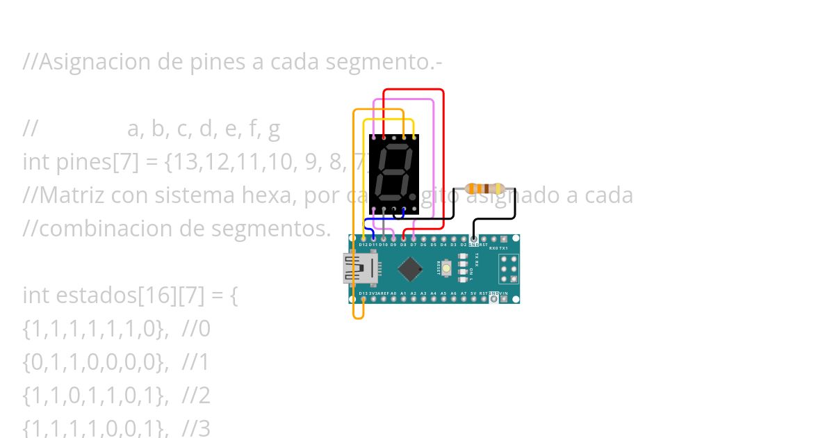 7 segmentos simulation