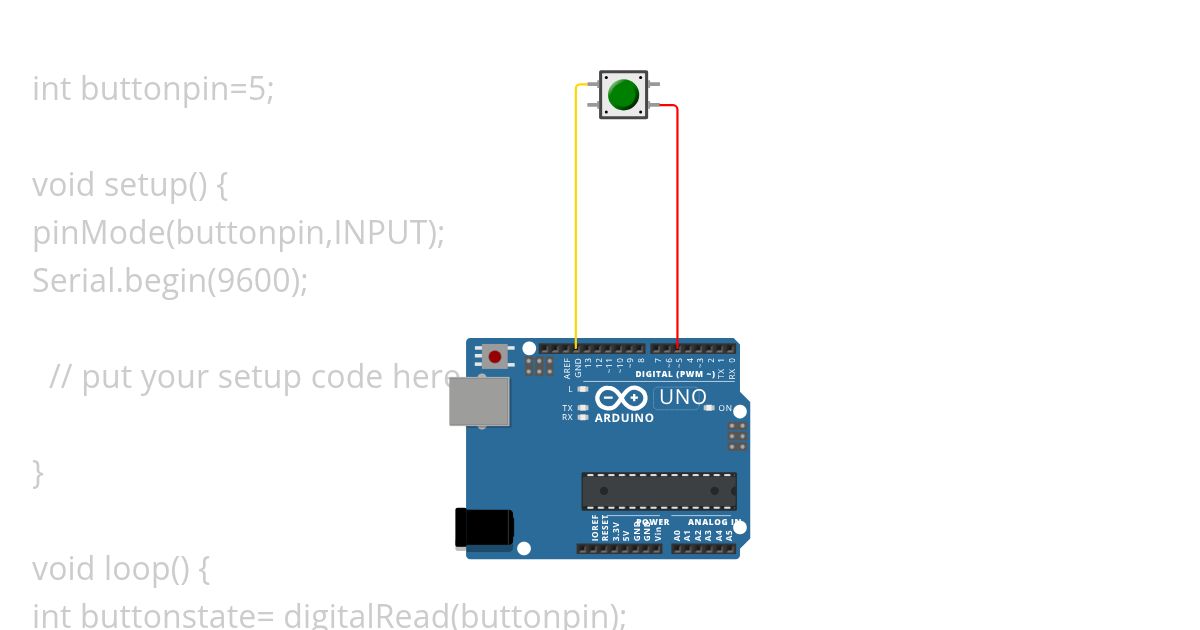 Push button  simulation