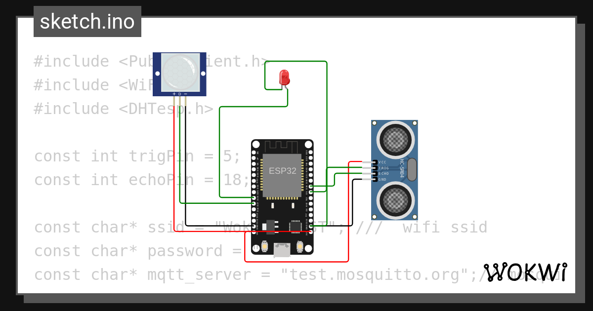 esp32 - Ultrasonic Sensor Copy (3) - Wokwi ESP32, STM32, Arduino Simulator