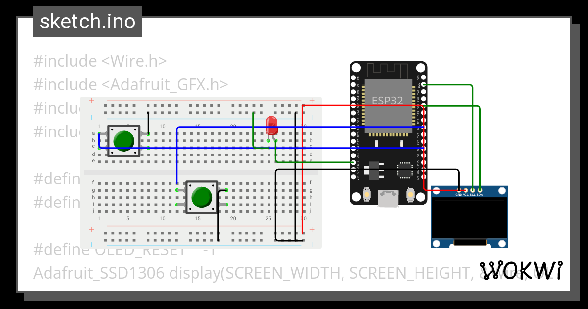 Generador de señales - Wokwi ESP32, STM32, Arduino Simulator