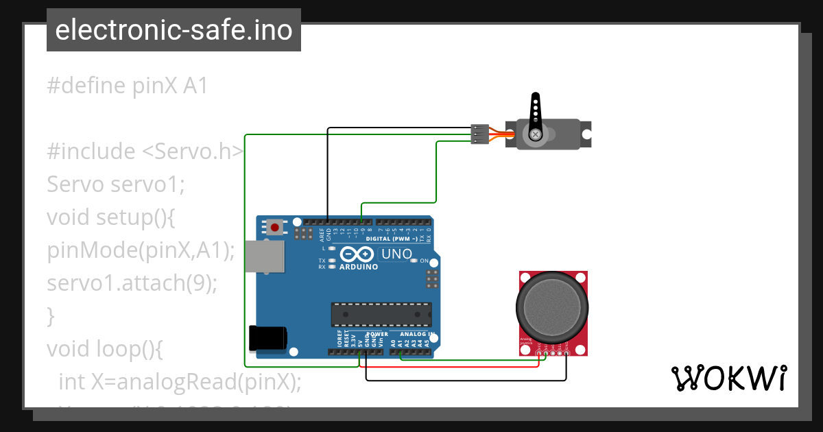 джостик - Wokwi ESP32, STM32, Arduino Simulator