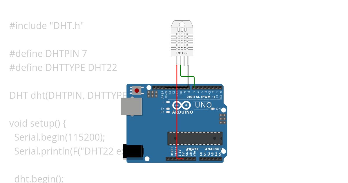 Sensor DHT simulation