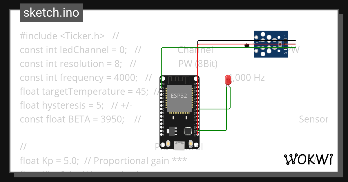 ntc pid - Wokwi ESP32, STM32, Arduino Simulator