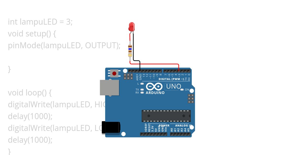 Simple LED simulation