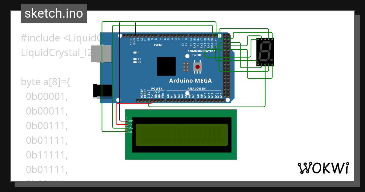 LCD+&segment ygy... Copy (2) - Wokwi ESP32, STM32, Arduino Simulator