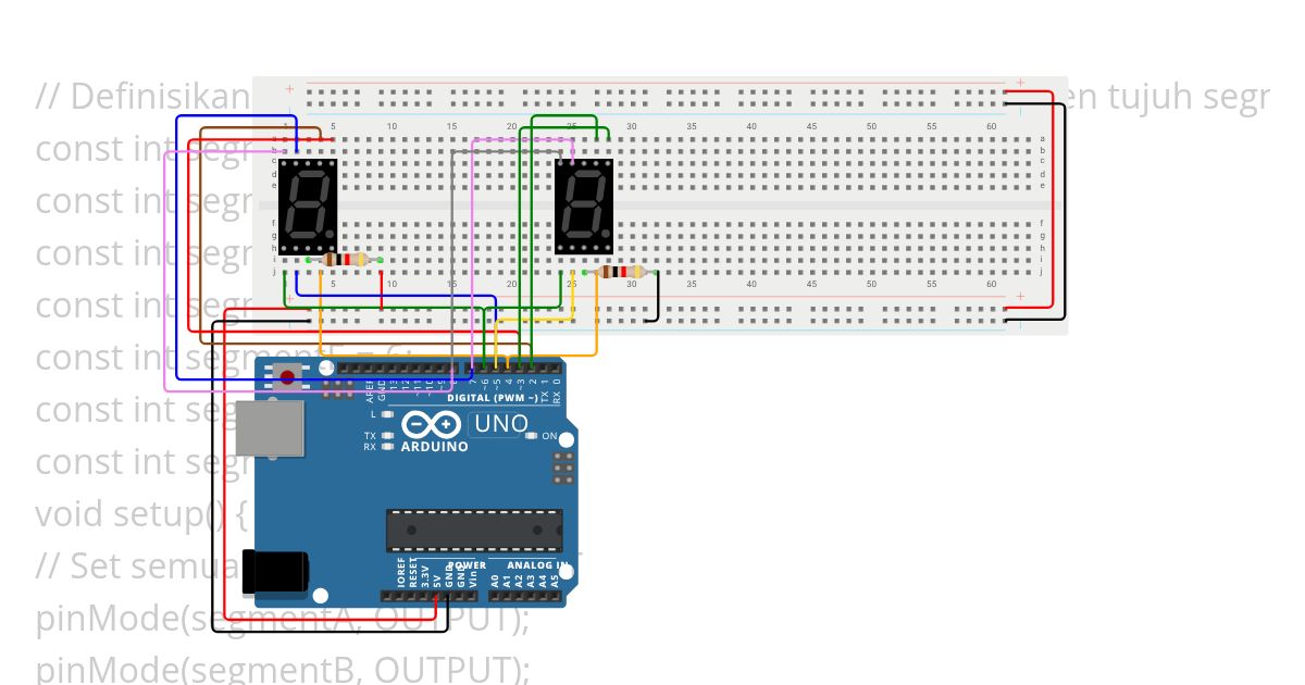 7 Segment Display simulation