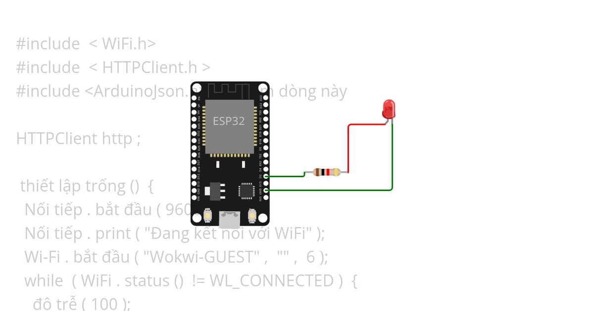 vd2 json wifi  simulation