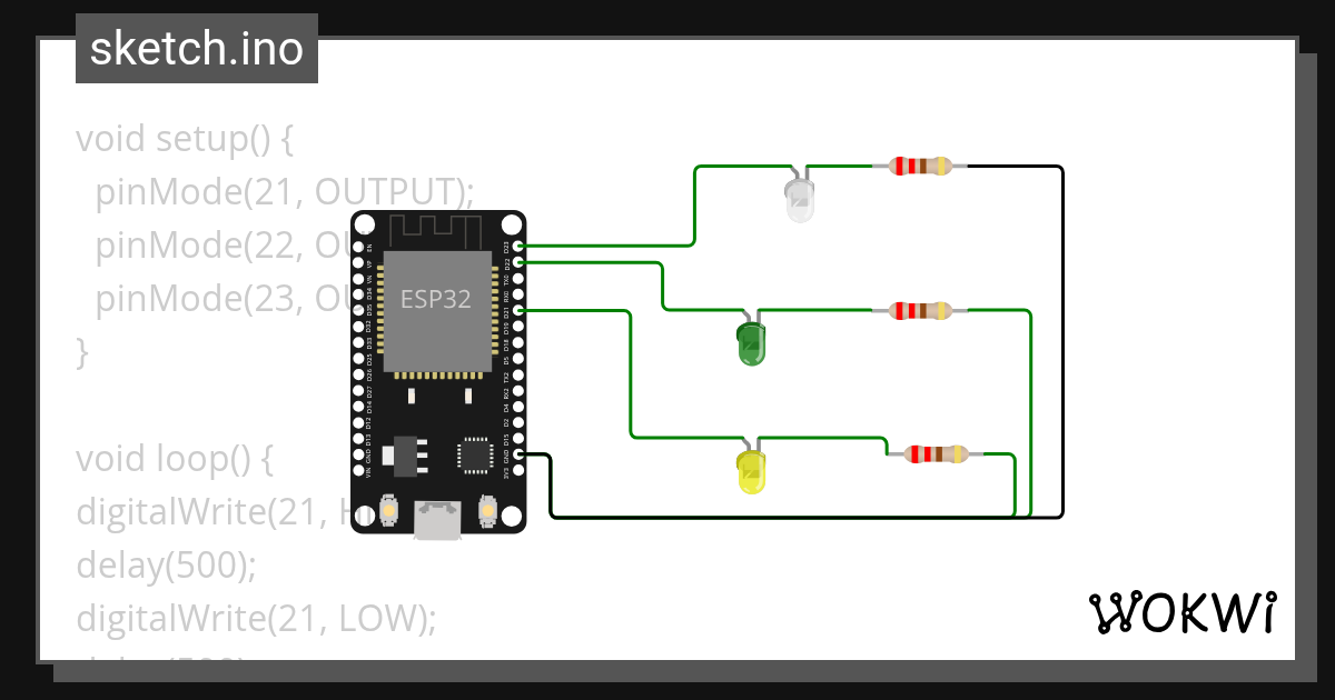 Wokwi - Online ESP32, STM32, Arduino Simulator