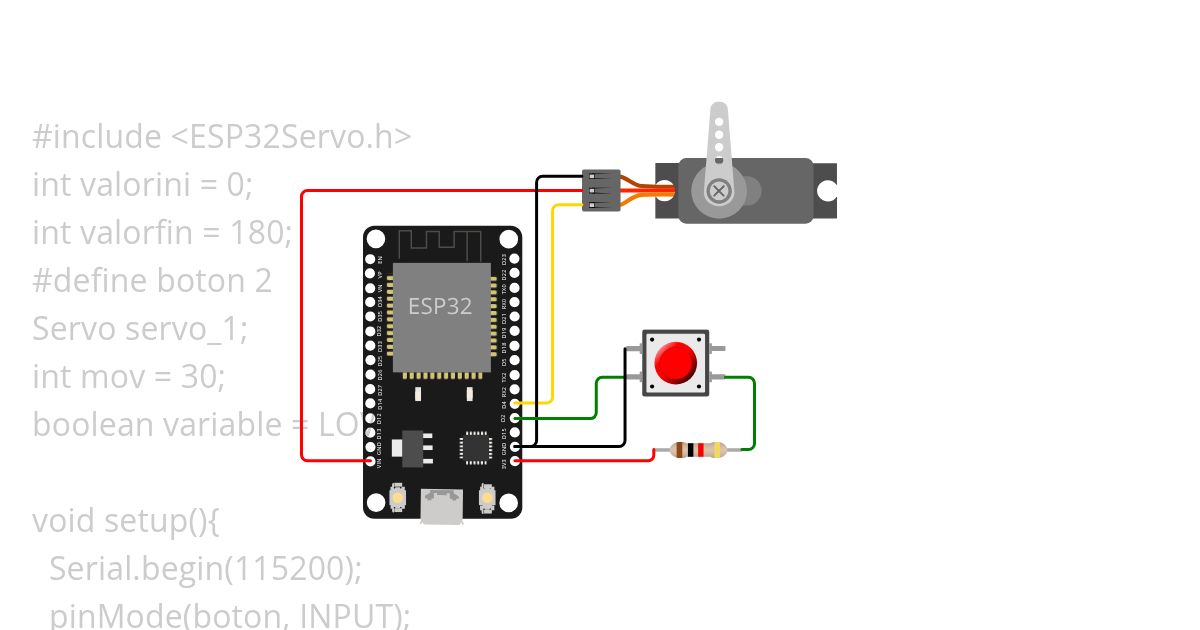 Boton y Motores simulation