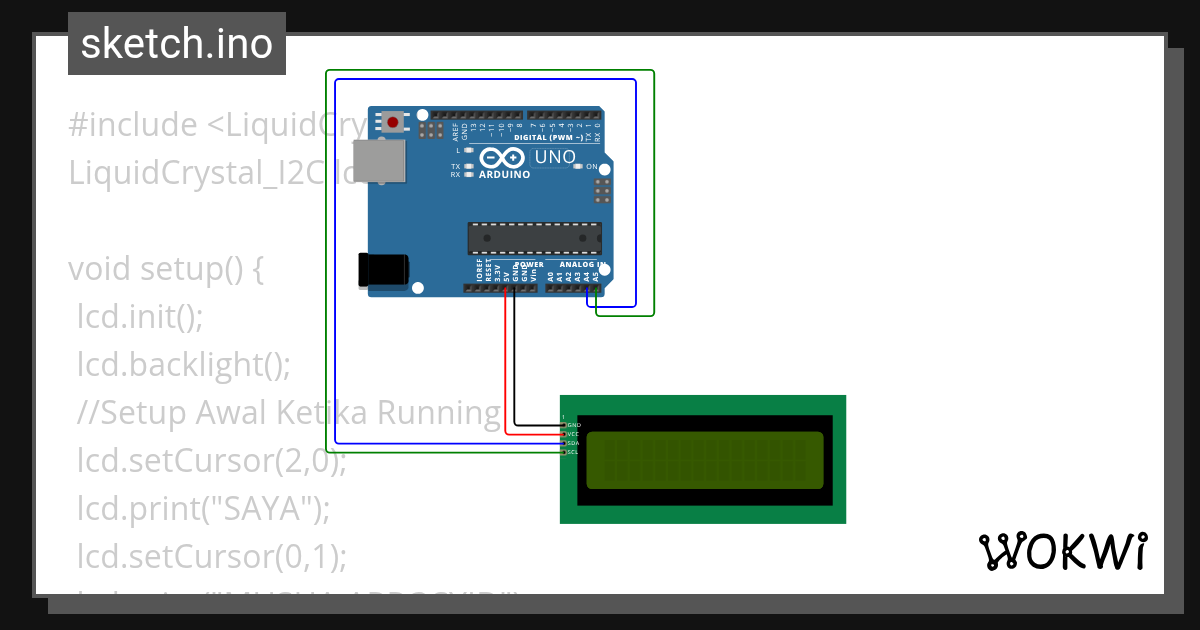 LCD I2C Copy (2) - Wokwi ESP32, STM32, Arduino Simulator