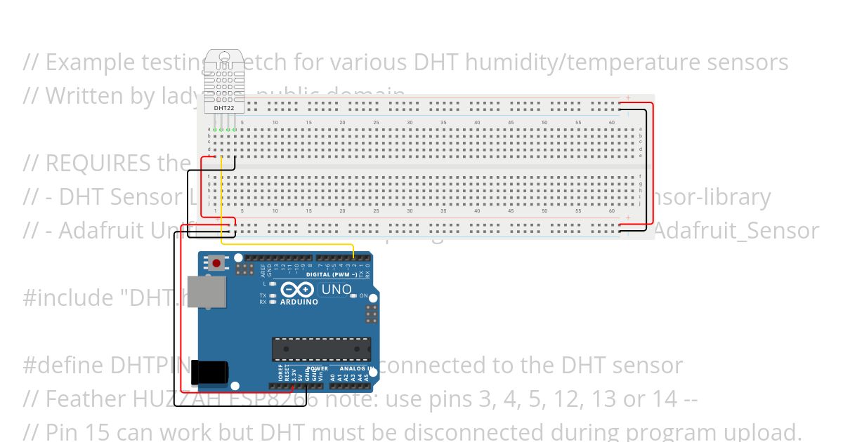 DHT22 simulation